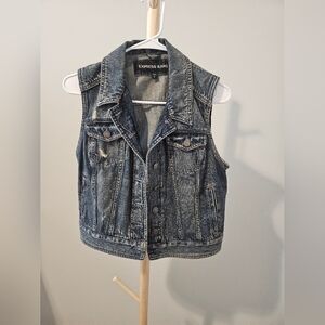 Express Jeans Denim Vest, Size L
